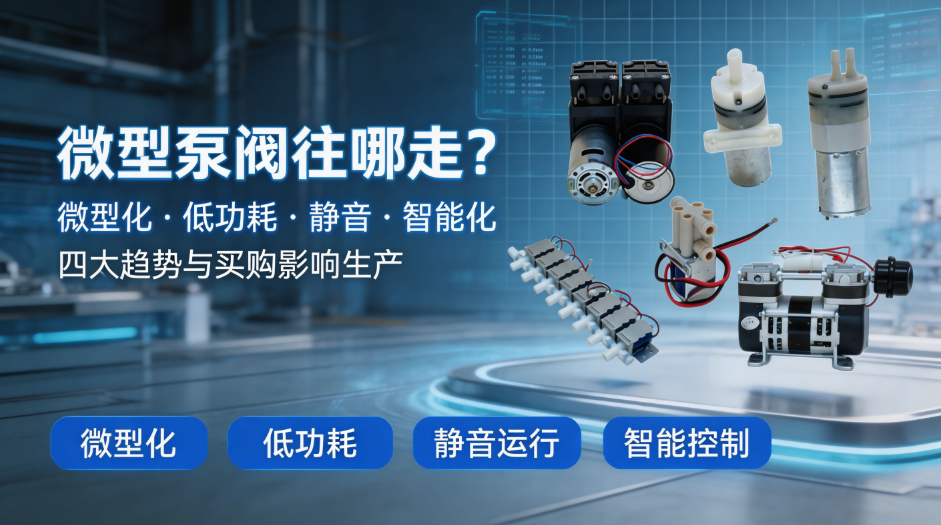 Where Are Micro Pumps & Valves Heading? Four Key Trends — Miniaturization, Low Power, Silence, Intelligence